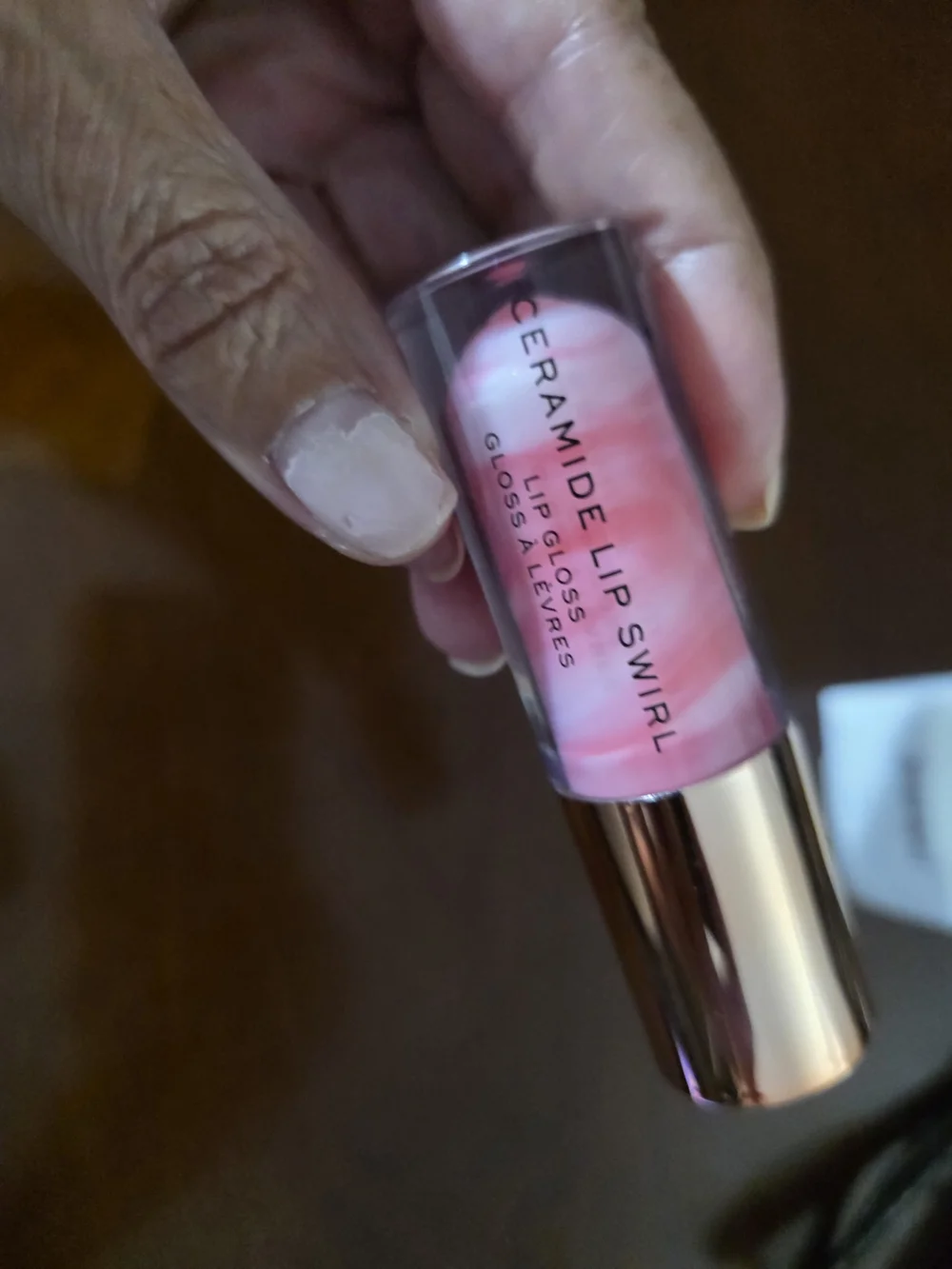 Revolution Ceramide Lip Swirl Gloss – Pink Marble Shine